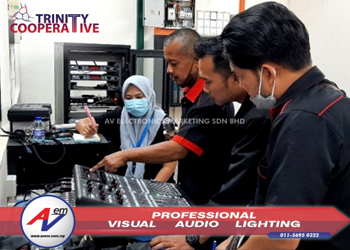 Kualiti bunyi cemerlang dengan IVA & Behringer di Kolej Kemahiran Tinggi MARA Sri Gading, Batu Pahat, Johor.